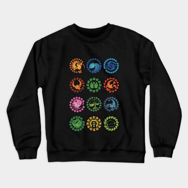 The Zodiacs Crewneck Sweatshirt by Aine Creative Designs